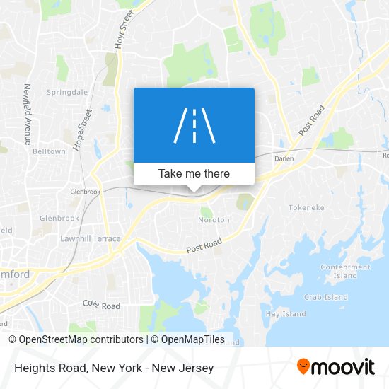 Mapa de Heights Road