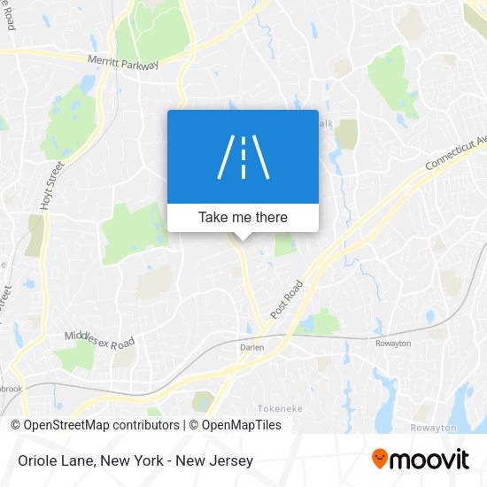 Mapa de Oriole Lane