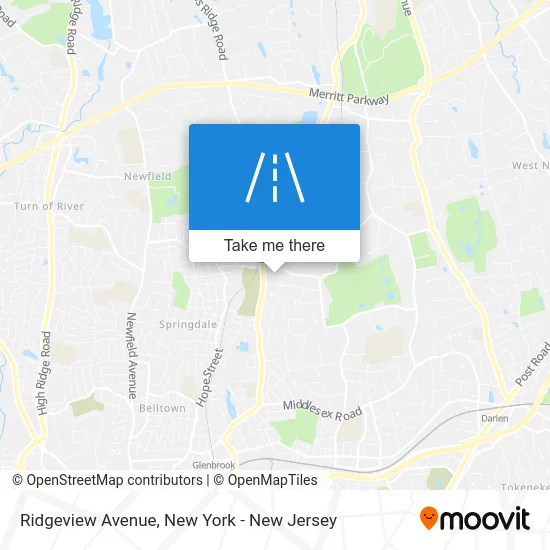 Ridgeview Avenue map