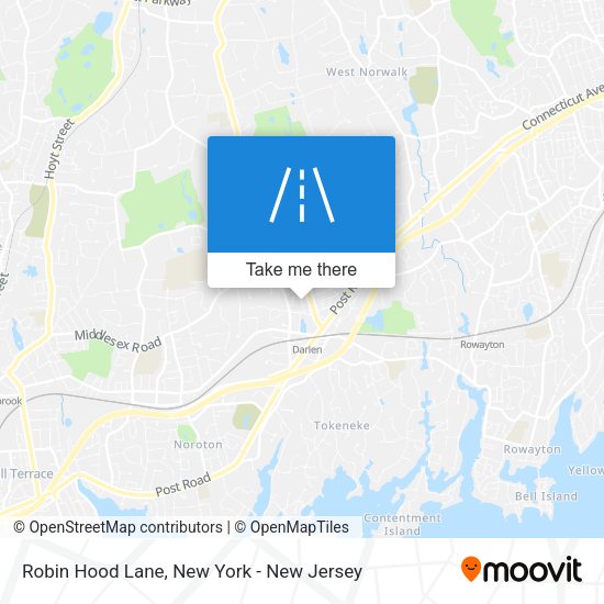Mapa de Robin Hood Lane