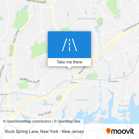 Rock Spring Lane map