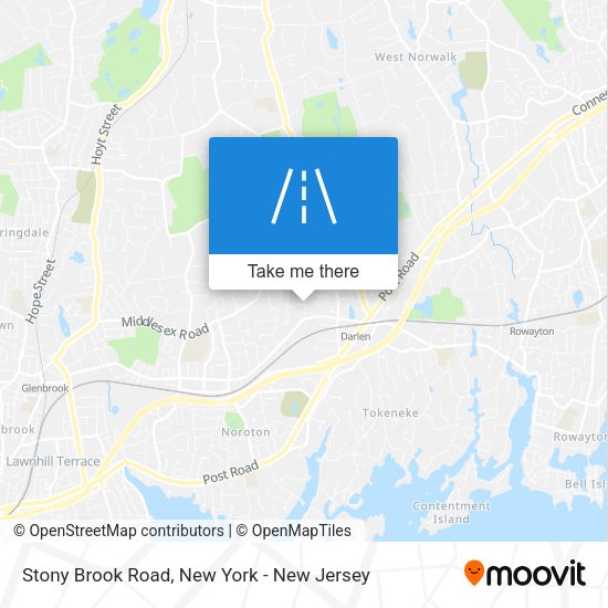 Mapa de Stony Brook Road
