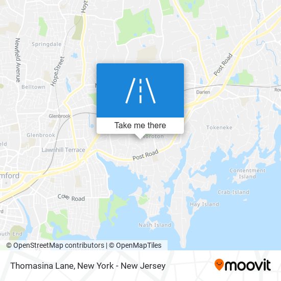 Thomasina Lane map