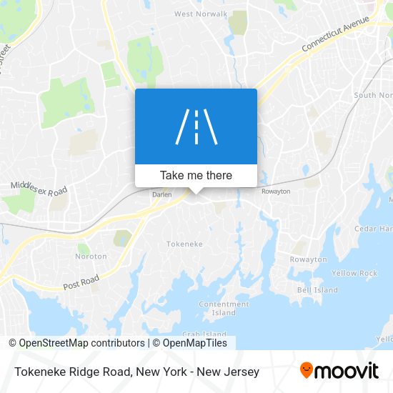 Mapa de Tokeneke Ridge Road