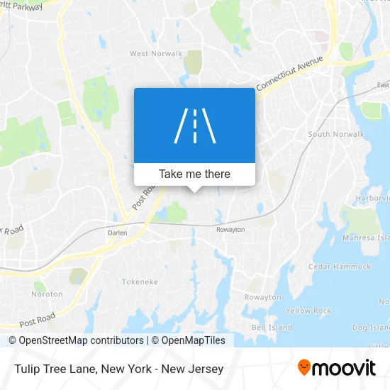 Tulip Tree Lane map
