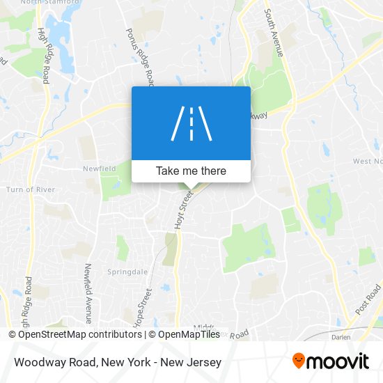 Woodway Road map