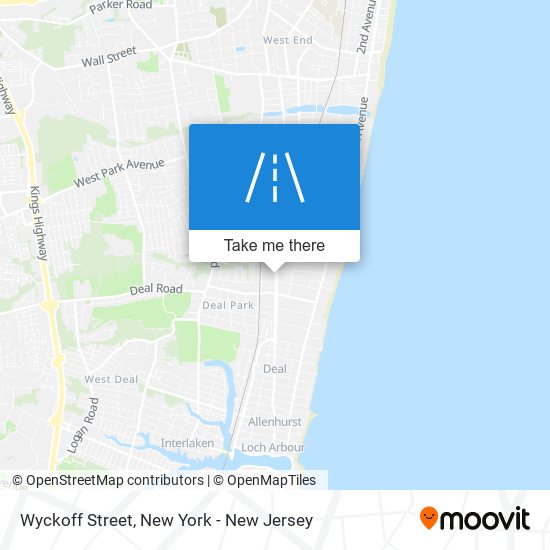 Wyckoff Street map