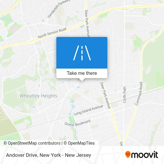 Andover Drive map