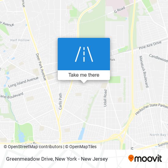 Greenmeadow Drive map
