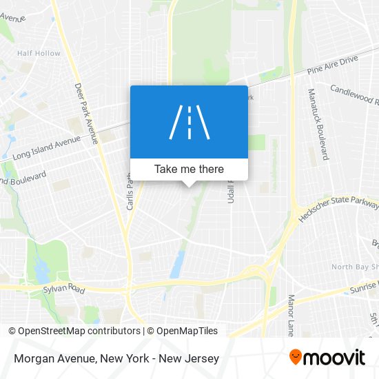 Morgan Avenue map
