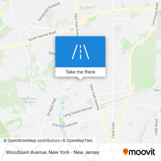 Woodlawn Avenue map