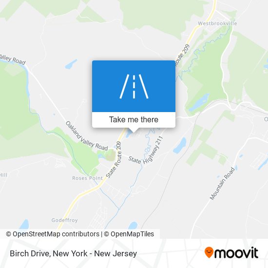 Birch Drive map