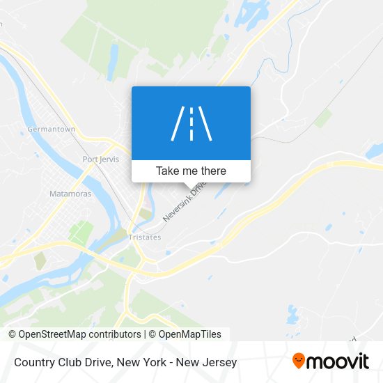 Country Club Drive map