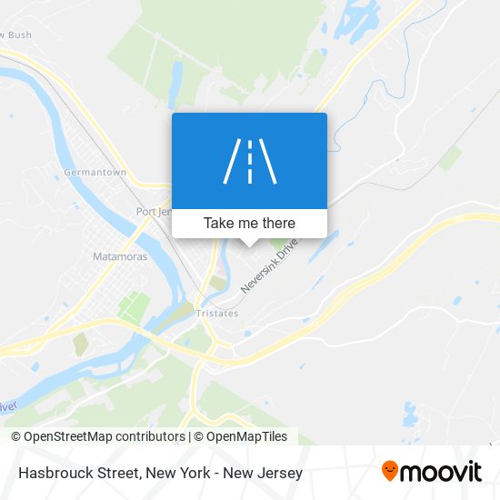 Hasbrouck Street map