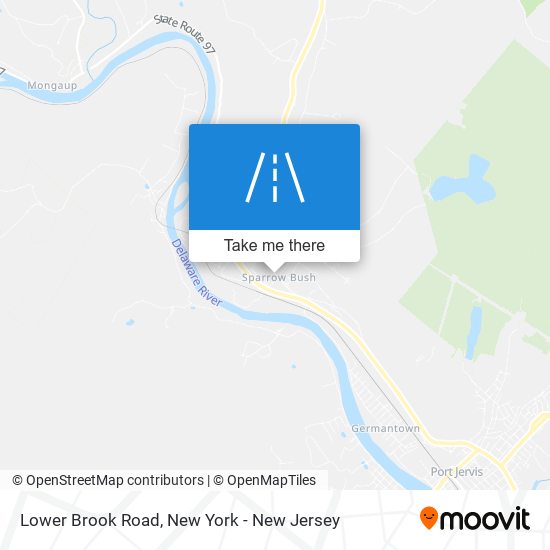 Lower Brook Road map