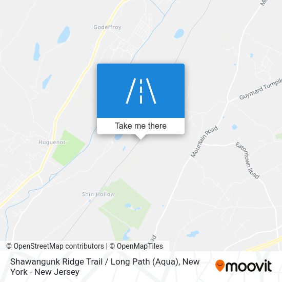 Shawangunk Ridge Trail / Long Path (Aqua) map