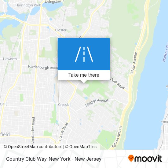 Mapa de Country Club Way