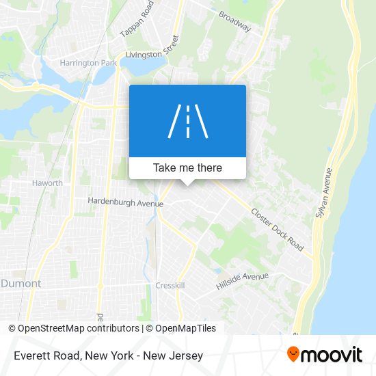 Everett Road map