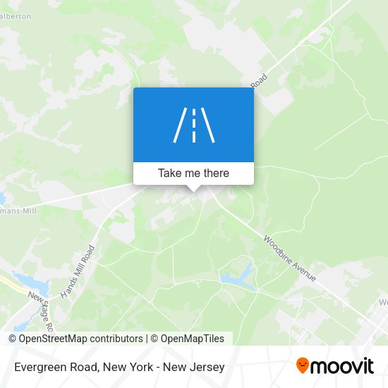 Mapa de Evergreen Road