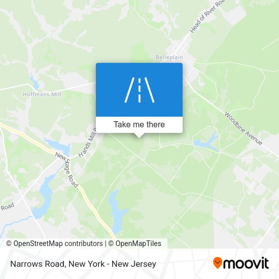Mapa de Narrows Road