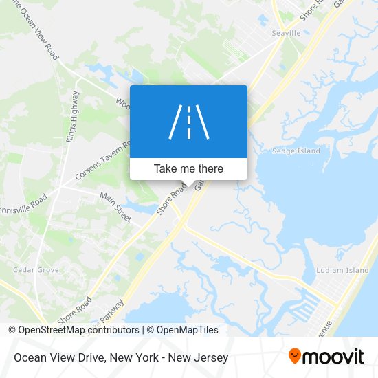 Mapa de Ocean View Drive
