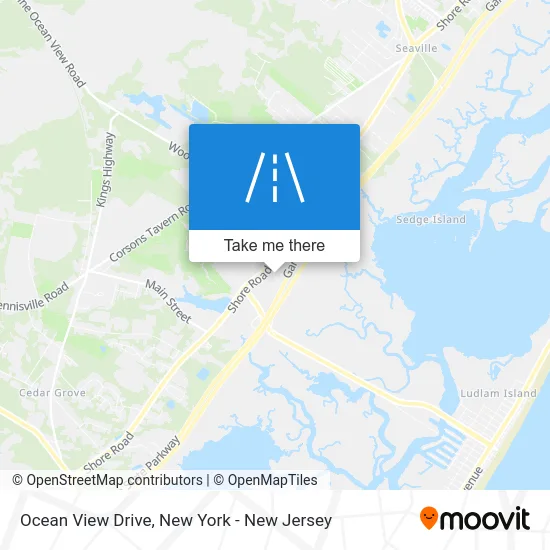 Ocean View Drive map