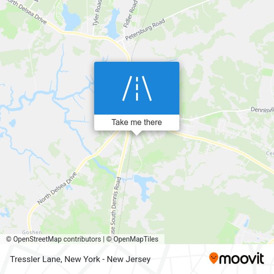 Mapa de Tressler Lane