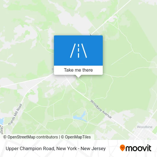 Upper Champion Road map