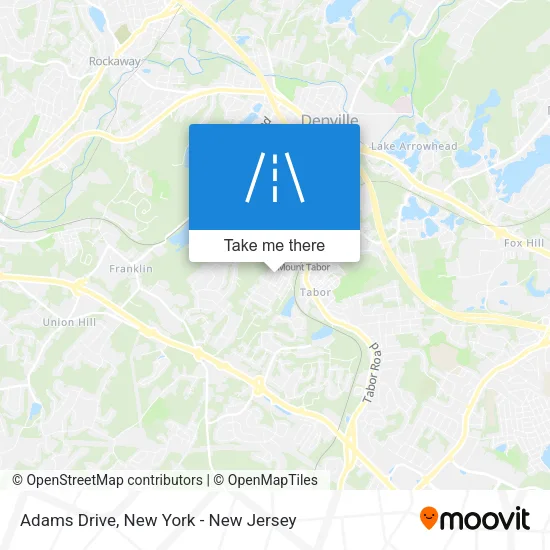 Adams Drive map