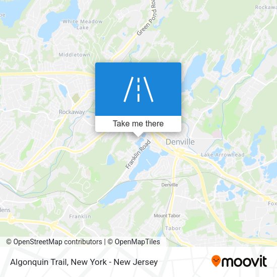 Algonquin Trail map