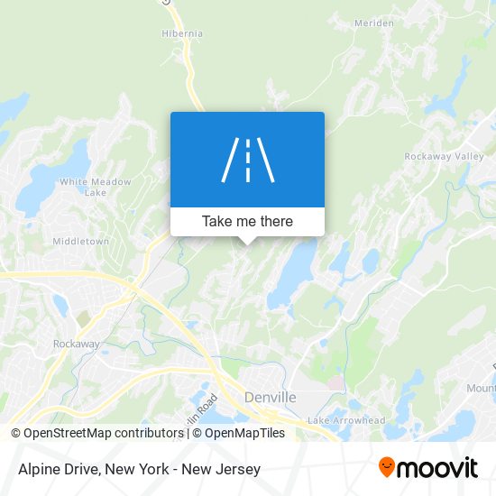 Alpine Drive map