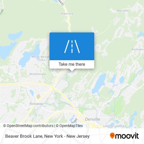 Beaver Brook Lane map