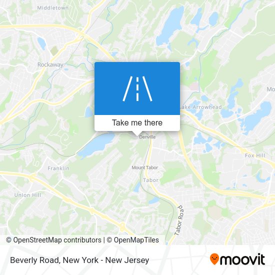 Beverly Road map