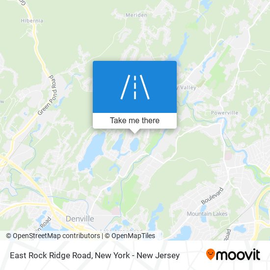 East Rock Ridge Road map