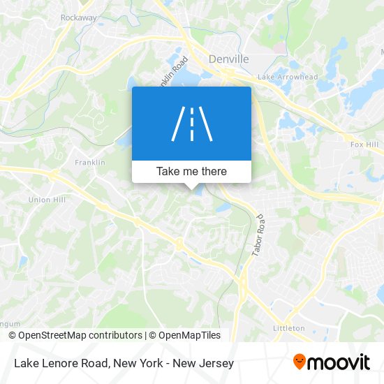 Lake Lenore Road map