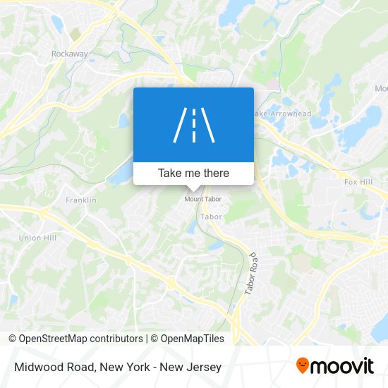 Midwood Road map