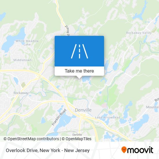 Overlook Drive map