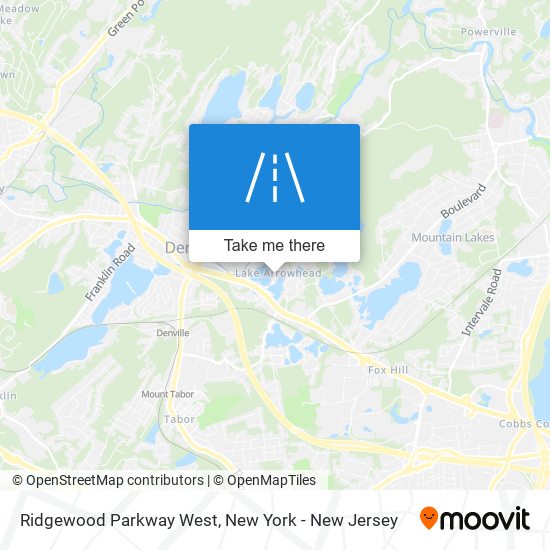 Mapa de Ridgewood Parkway West