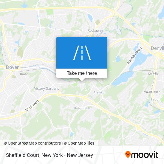 Sheffield Court map