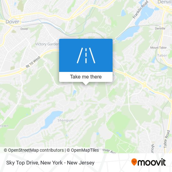 Mapa de Sky Top Drive