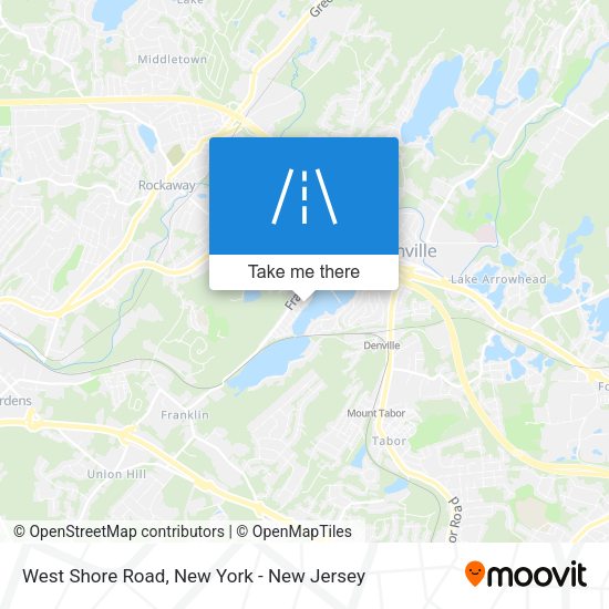 Mapa de West Shore Road