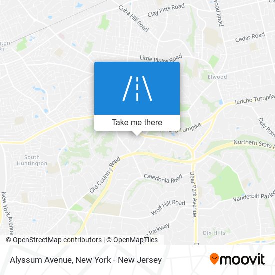 Alyssum Avenue map