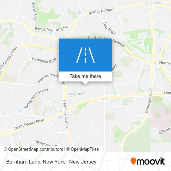 Mapa de Burnham Lane