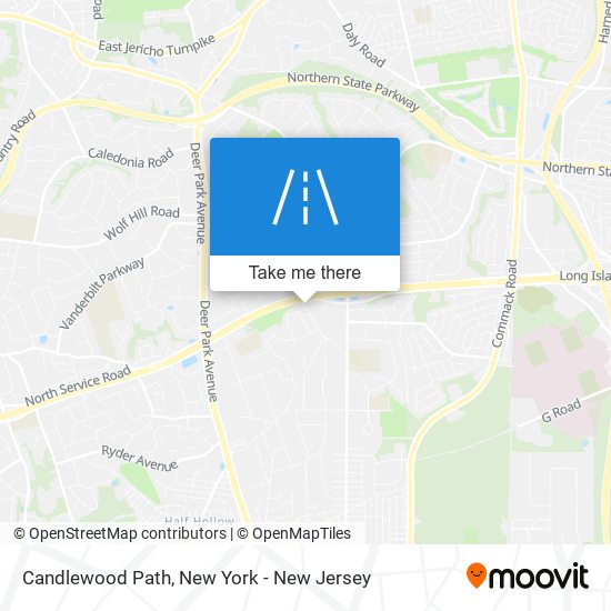 Mapa de Candlewood Path