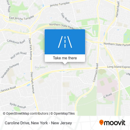 Mapa de Caroline Drive