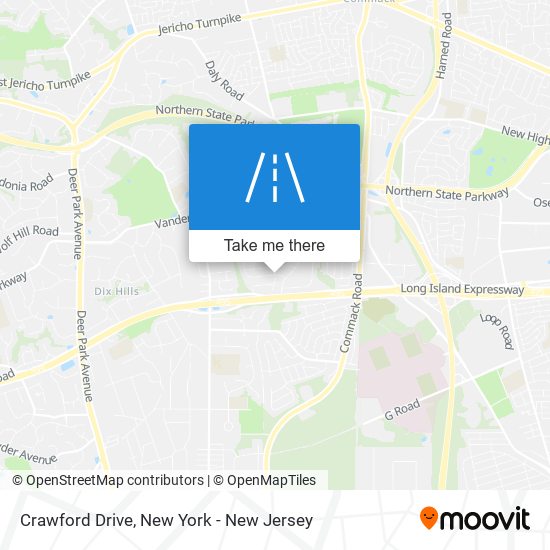 Mapa de Crawford Drive