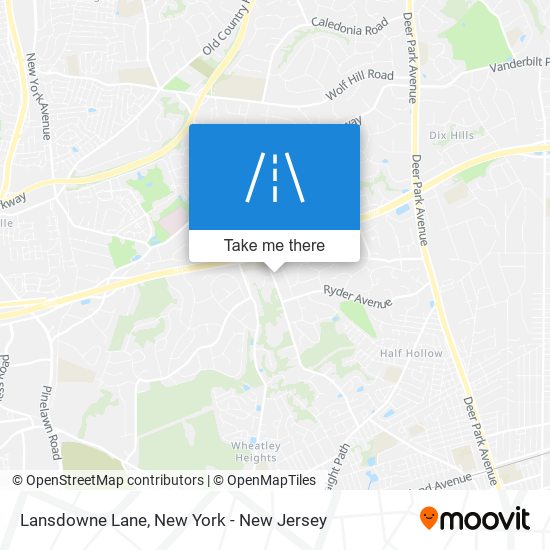 Lansdowne Lane map