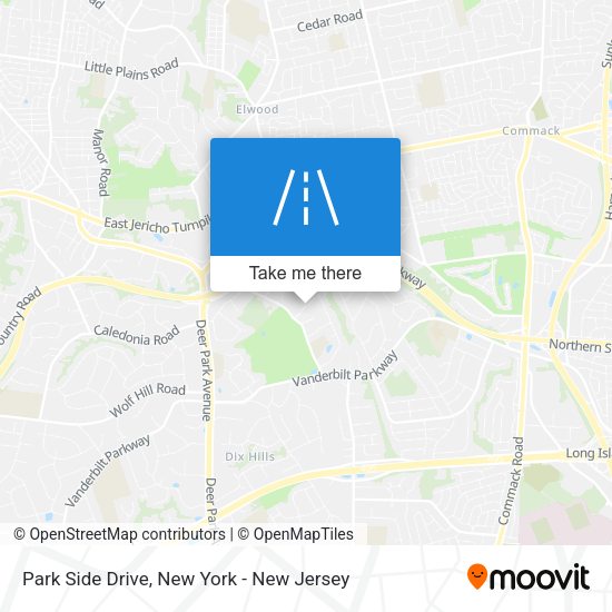 Mapa de Park Side Drive