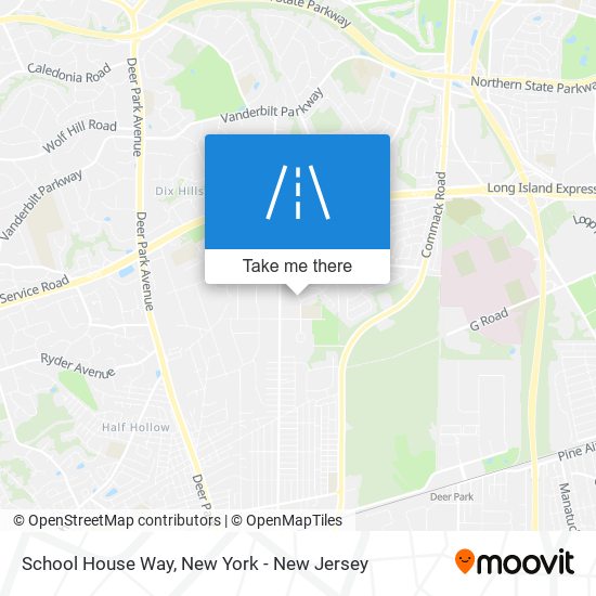 School House Way map