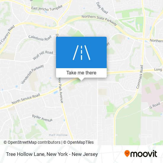 Mapa de Tree Hollow Lane